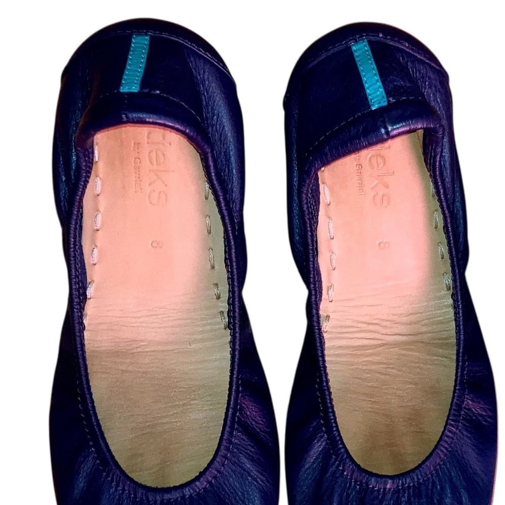 Tieks California Navy Leather Ballet Flats. Size 8. - Picture 15 of 15